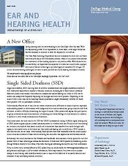 “Ear and Hearing Health — Single-Sided Deafness (SSD)”